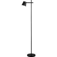 Lampada da terra minimalista G9 con estetica nera lucida e opaca