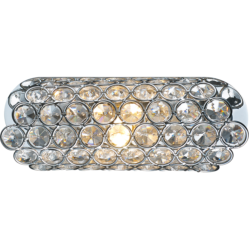 Classico design ovale in cristallo di Creative Clear Lampada da parete IP21 G9