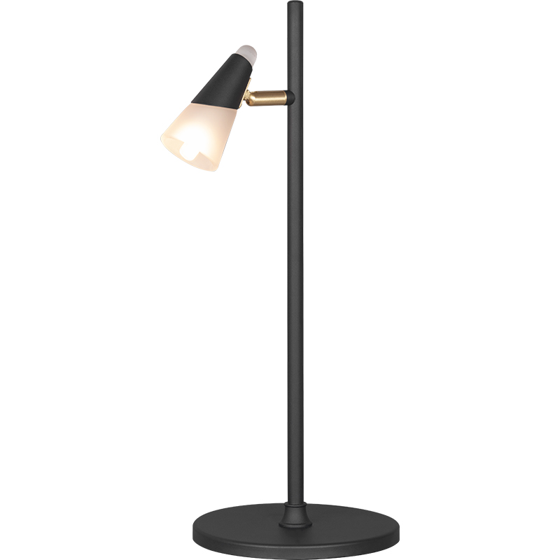 ORION Semplice Attraente Lampada Da Tavolo Da Tavolo Spot Light Decor con Vetro Smerigliato G9