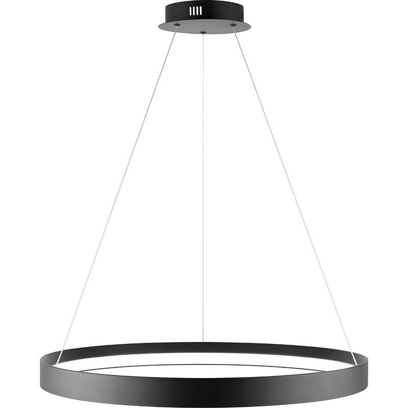 Moderna lampada LED Taklampe Sandy Black Pendent Dia.61.5cm DIM con telecomando RF