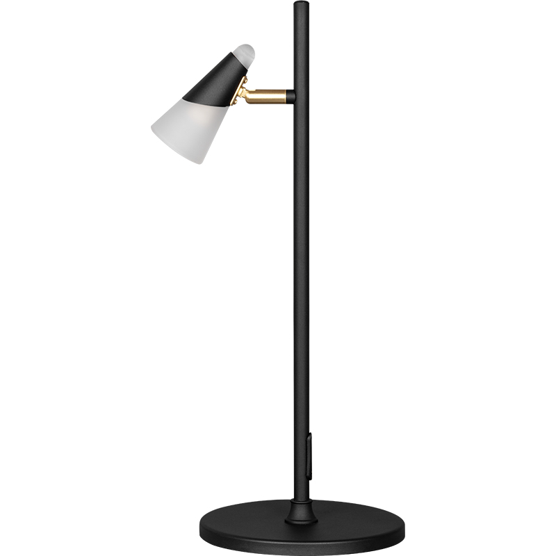 ORION Semplice Attraente Lampada Da Tavolo Da Tavolo Spot Light Decor con Vetro Smerigliato G9