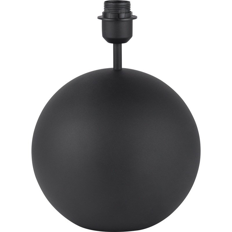 Elegante lampada da tavolo dal design autentico nordico Lampada da tavolo color sabbia nera Decor senza paralume E27