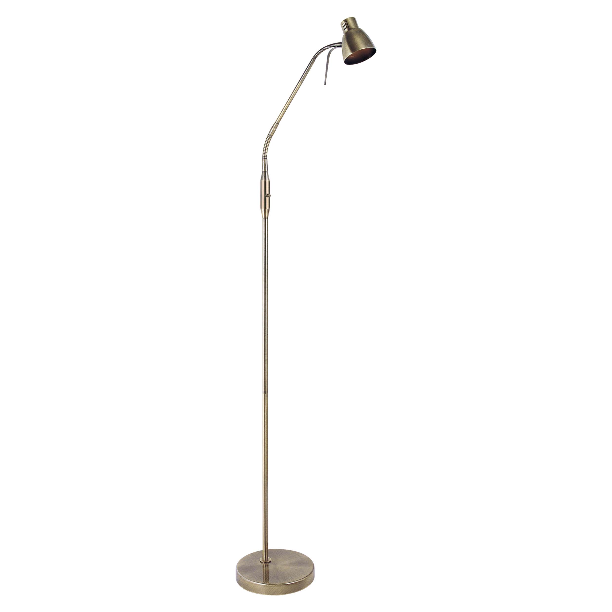 Stile semplice e moderno Lampada da terra Adusting Faretto da pavimento Ottone antico GU10 Dim