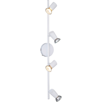 Faretto da soffitto orientabile dal design moderno semplice e semplice 4lys Shinny White GU10