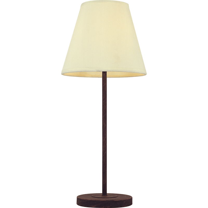 Lampada da tavolo semplice semplice con base antiribaltamento a 6 gradi H35CM Rusty E14