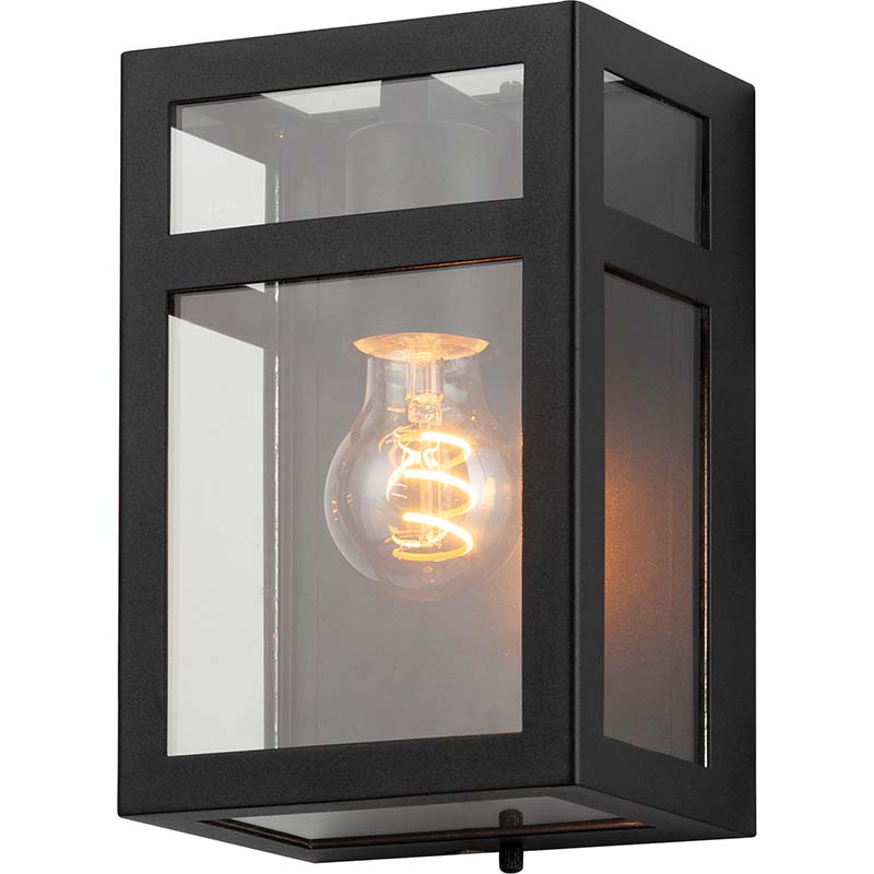 Lampada da parete per esterno Mandal Simplism Glass Box E27 IP44