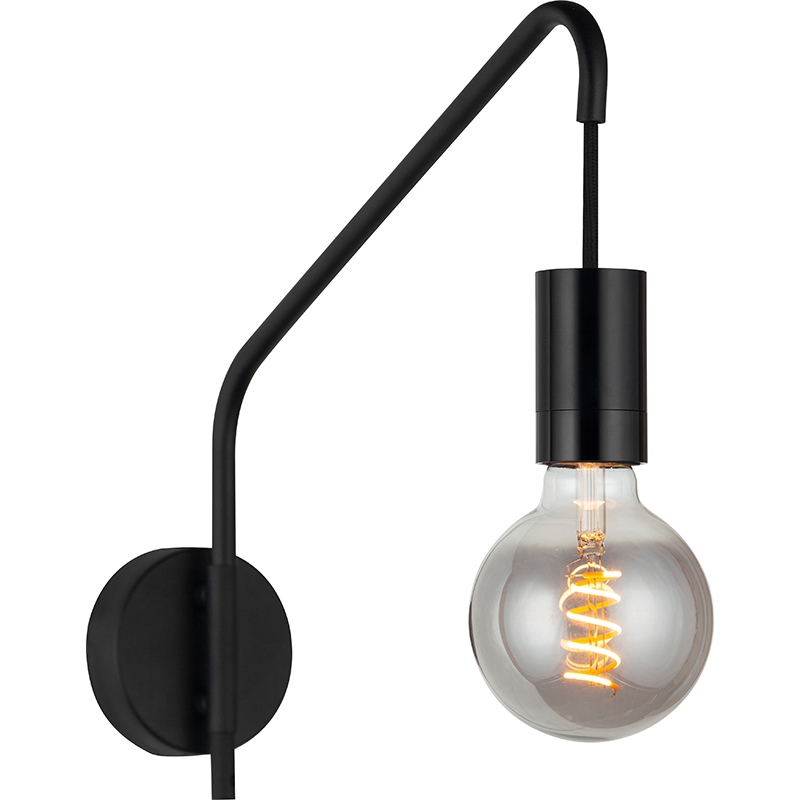 Mordern Design industriale semplice con lampada da parete a braccio oscillante da 150 gradi E27