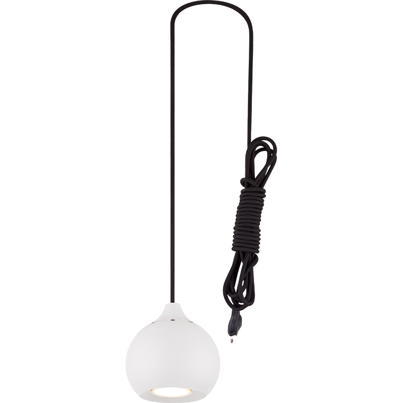 Lampada a sospensione per finestra regolabile con luce a mandorla, semplice e attraente, bianco sabbia GU10