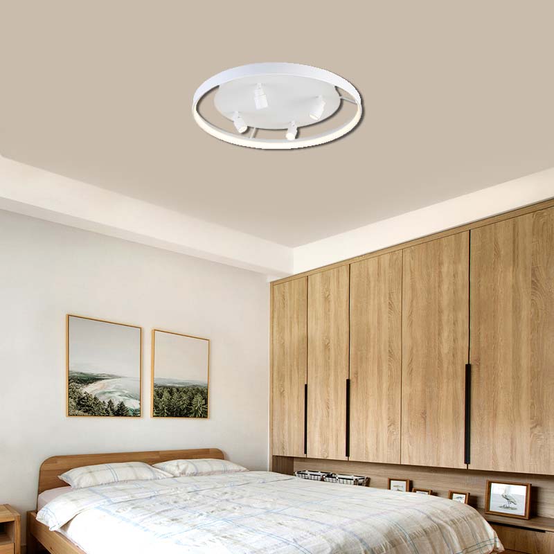 Mordern Elegante lampada da soffitto a luce morbida anabbagliante a LED 3 luci a punto Dia.61cm DIM