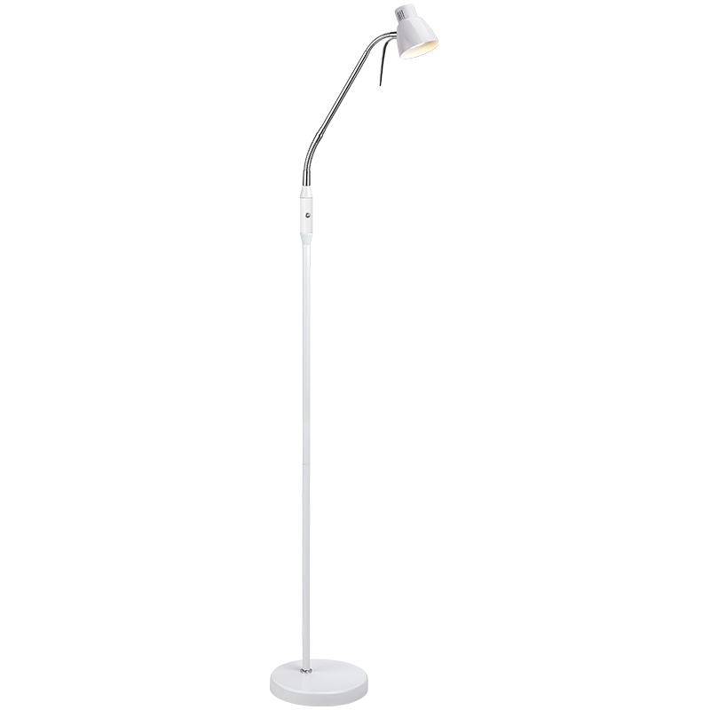 Luce da terra moderna in stile semplice Adusting Faretto da pavimento Shinny bianco GU10 dim