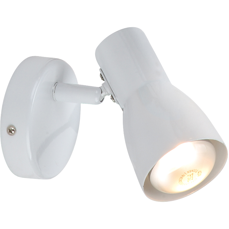 Luce spot da parete in stile moderno semplicismo Shinny bianco E14